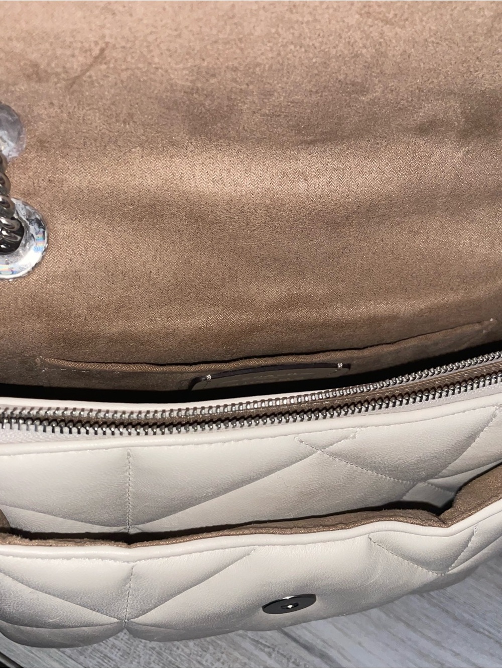 COACH Quilted Klare Crossbody with Silver Chain - Picture 6 of 9